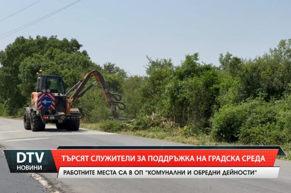 Търсят служители за поддръжка на градска среда