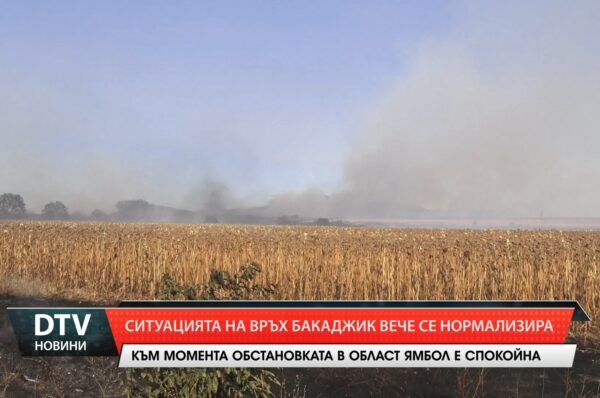 След денонощна борба с огъня, ситуацията на връх Бакаджик вече се нормализира.