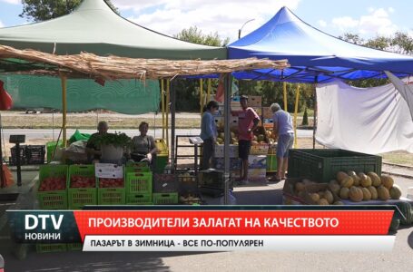 Пазарът в Зимница – все по-популярен