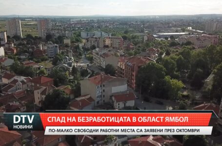 Спад на безработицата в област Ямбол