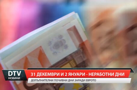 31 декември и 2 януари – неработни дни