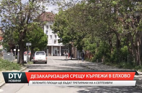 Дезакаризация срещу кърлежи в Елхово